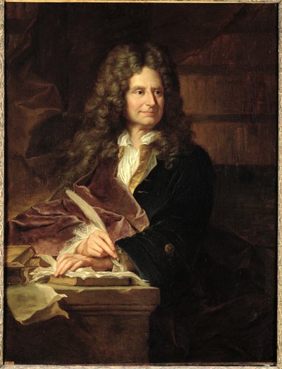 Nicolas Boileau (1636-1711) nach 1704 von Hyacinthe Francois Rigaud